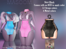 [[ Masoom ]] Sacred Maiden Skirt - Black