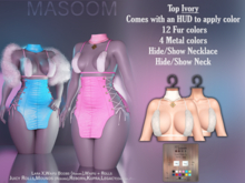 [[ Masoom ]] Sacred Maiden Top - Ivory
