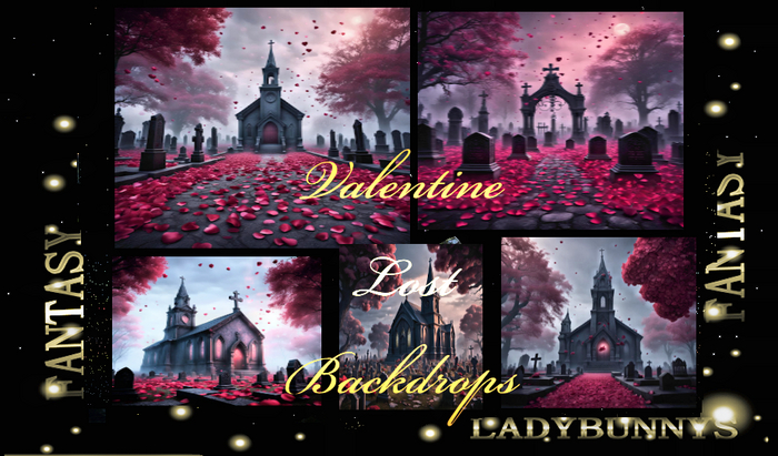 Fantasy Background Textures-Valentine Lost Backdrops Full perm