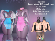 [[ Masoom ]] Sacred Maiden Top - Black