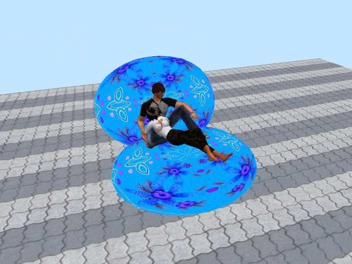 Relax cushions  blue 1