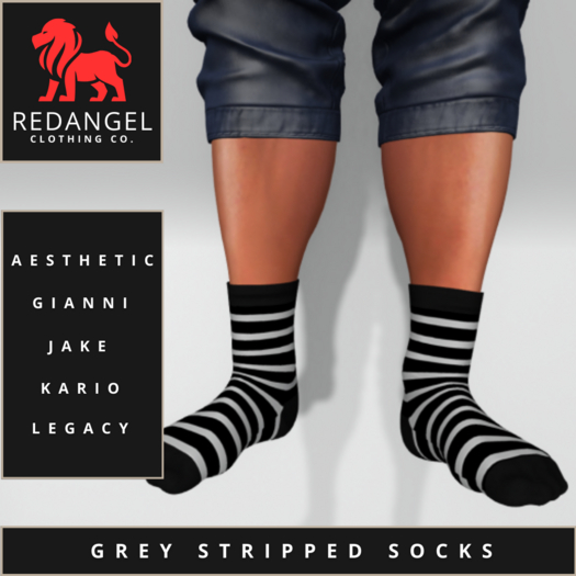 Grey Stripped Socks