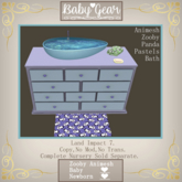 Animesh Zooby Panda Pastels Bath (Boxed)