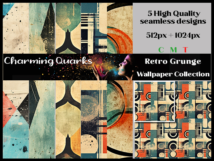CQ Textures - Wallpaper Collection - Retro Grunge 