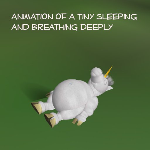 Tiny sleeping animation