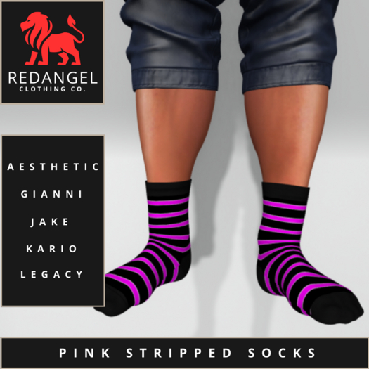 Pink Stripped Socks