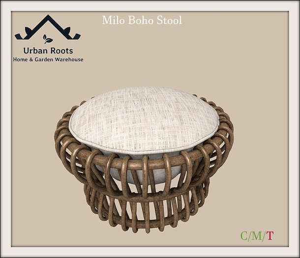 UR Milo Boho Stool (PG) 