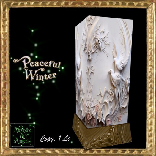 Peaceful Winter Lamp