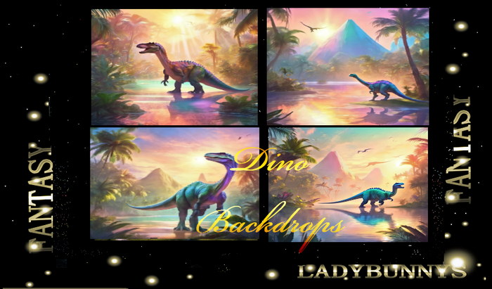 Fantasy Background Textures-Dino Backdrops Full perm