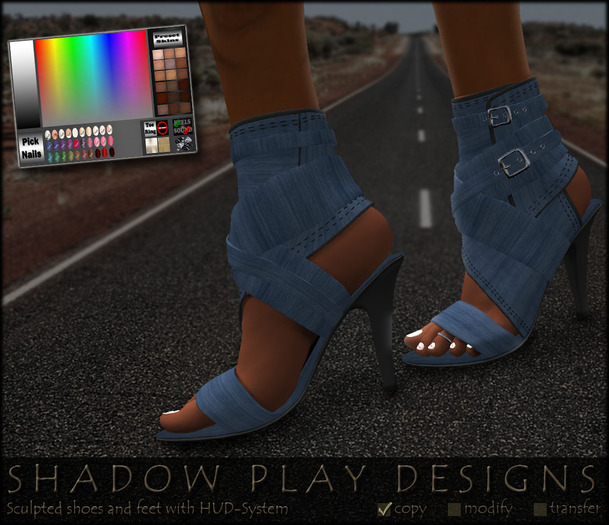 Shadow Play Designs - Sculpted shoes & feet Jeans (boxed)