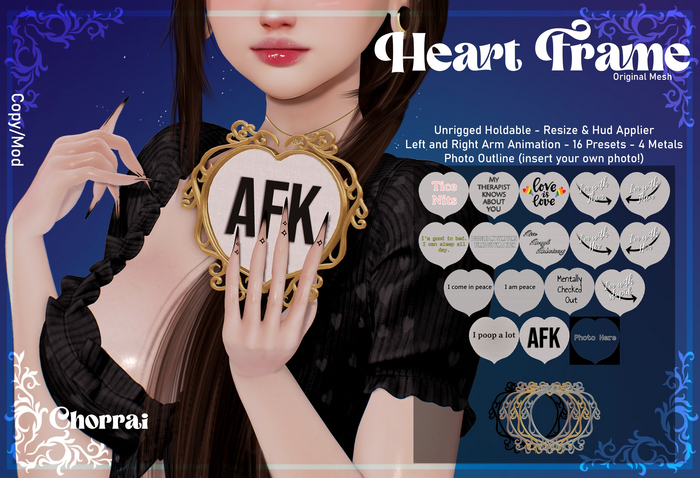 Chorrai - Heart Frame Fatpack 