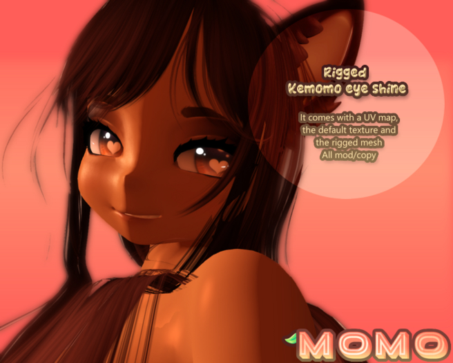 *Momo* Rigged Kemomo eye shine