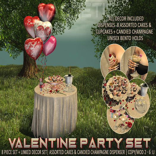 Magnetic - Valentine Party Set (updated)