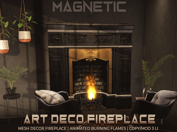 Magnetic - Art Deco Fireplace