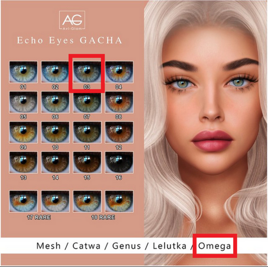 AG. Echo Eyes Gacha - Omega - 03