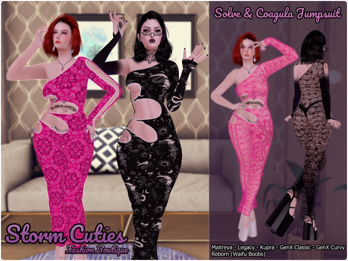 ^-^STORM CUTIES^-^ - Solve & Coagula Jumpsuit - Promo FatPack
