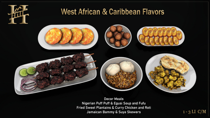 Chef Hill. West African & Caribbeans Flavors 