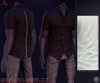 //Ascend// Cooper Half Sleeves Shirt - White