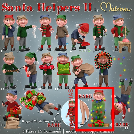 16. Mutresse-Santa Helpers II RARE