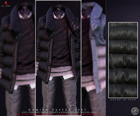 //Ascend// Damien Puffer Vest - Black