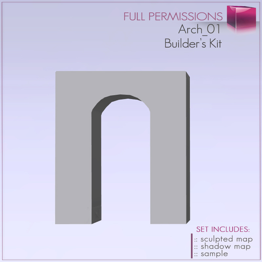 Sculpted Arch 01 - Builder's Kit Set FULL PERM