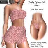 [Xprs] - Barby Pajamas Set Red