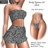 [Xprs] - Barby Pajamas Set Black