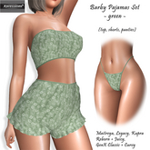 [Xprs] - Barby Pajamas Set Green