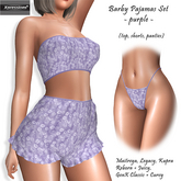 [Xprs] - Barby Pajamas Set Purple