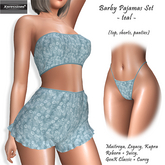 [Xprs] - Barby Pajamas Set Teal