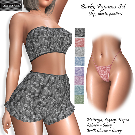 [Xprs] - Barby Pajamas Set FATPACK