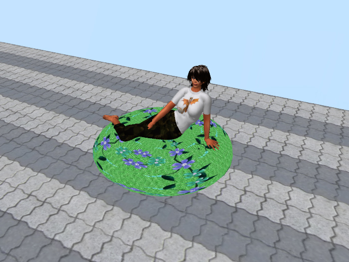 relax cushions   small  green