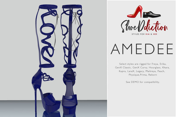 {SA} Amedee Heels Blue