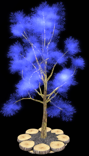 blue tree