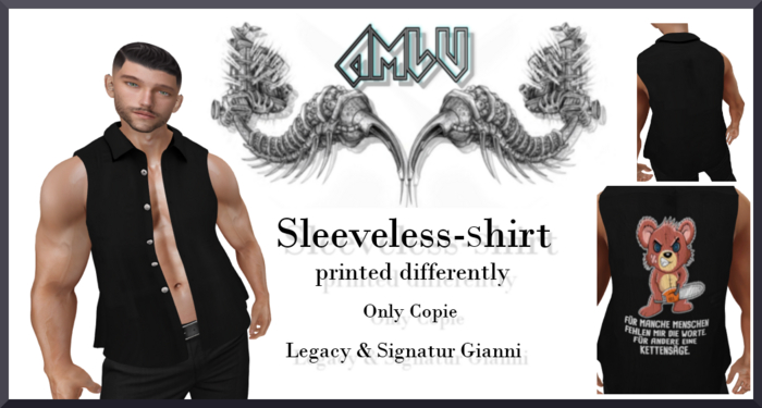 Amlu - FuermancheMenschen Sleeveless Shirt