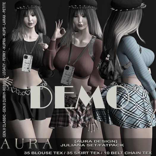 [Aura Design] Juliana Set/FATPACK/DEMO