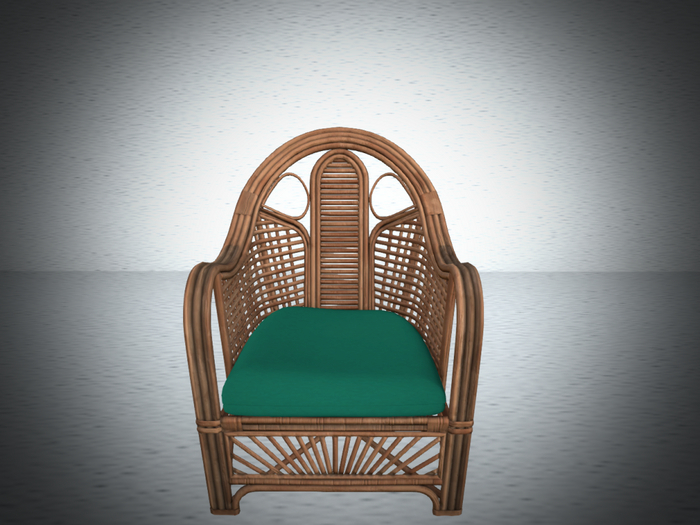 Rattan Patio Chair Green