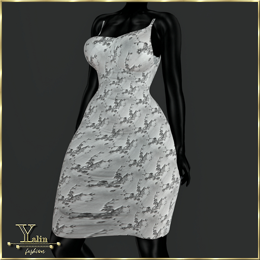 Yalin Fashion COCO Dress Silver Cocktaildress