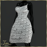 Yalin Fashion COCO Dress Silver Cocktaildress