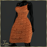 Yalin Fashion COCO Dress Tangerine Cocktaildress