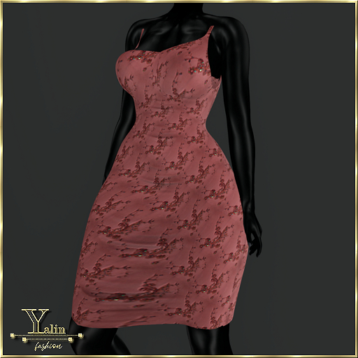 Yalin Fashion COCO Dress Oldrose Cocktaildress