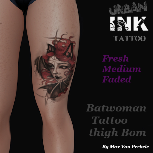 ::<<*BatWoman Thigh Tattoo*>>::