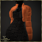 Yalin Fashion COCO Jacket Tangerine Furjacket