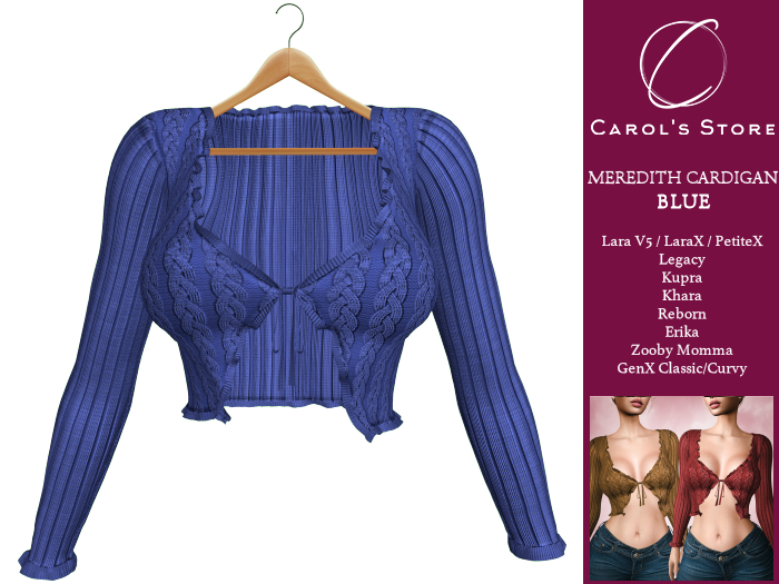 Carol's Store-Meredith Cardigan Blue