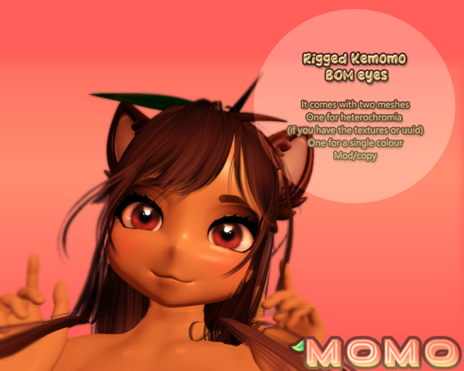*Momo* Rigged Kemomo BOM eyes