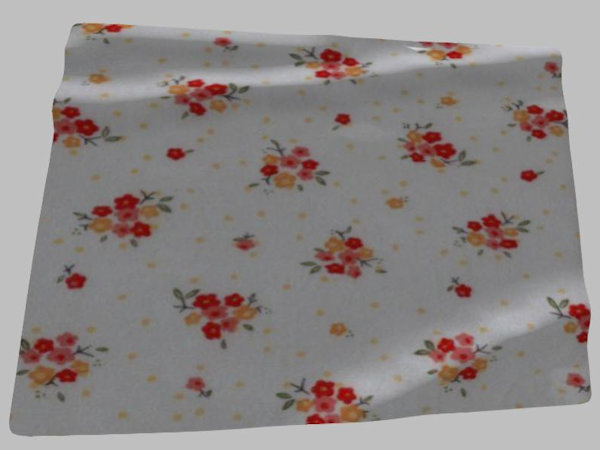 Mesh Rug - red posies