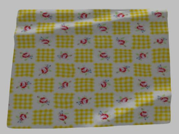 Mesh Rug - yellow pattern