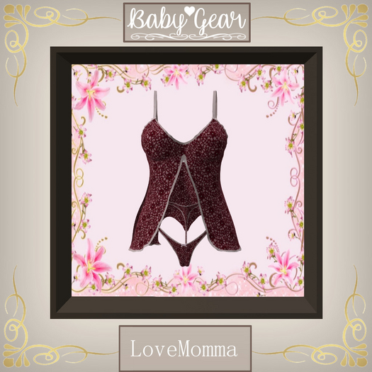 LoveMomma Babydoll - Bliss 7 - Red (Bagged)