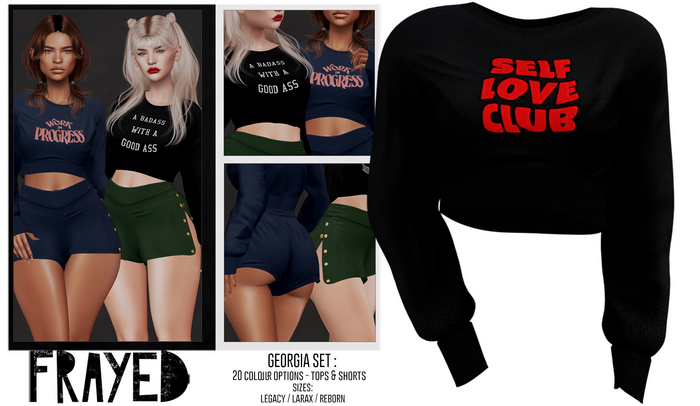 Frayed - Georgia Sweater - Self Love Club