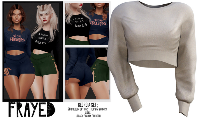 Frayed - Georgia Sweater - Cream